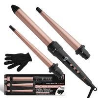 Thumbnail for Hot & Hotter 3-in-1 Curling Wand Set - Elevate Styles