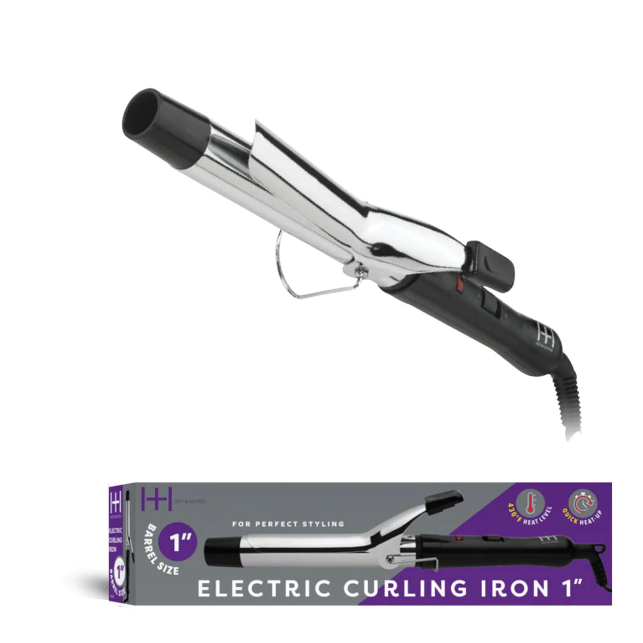 Hot & Hotter Electric Curling Iron 1 Inch 5820 - Elevate Styles
