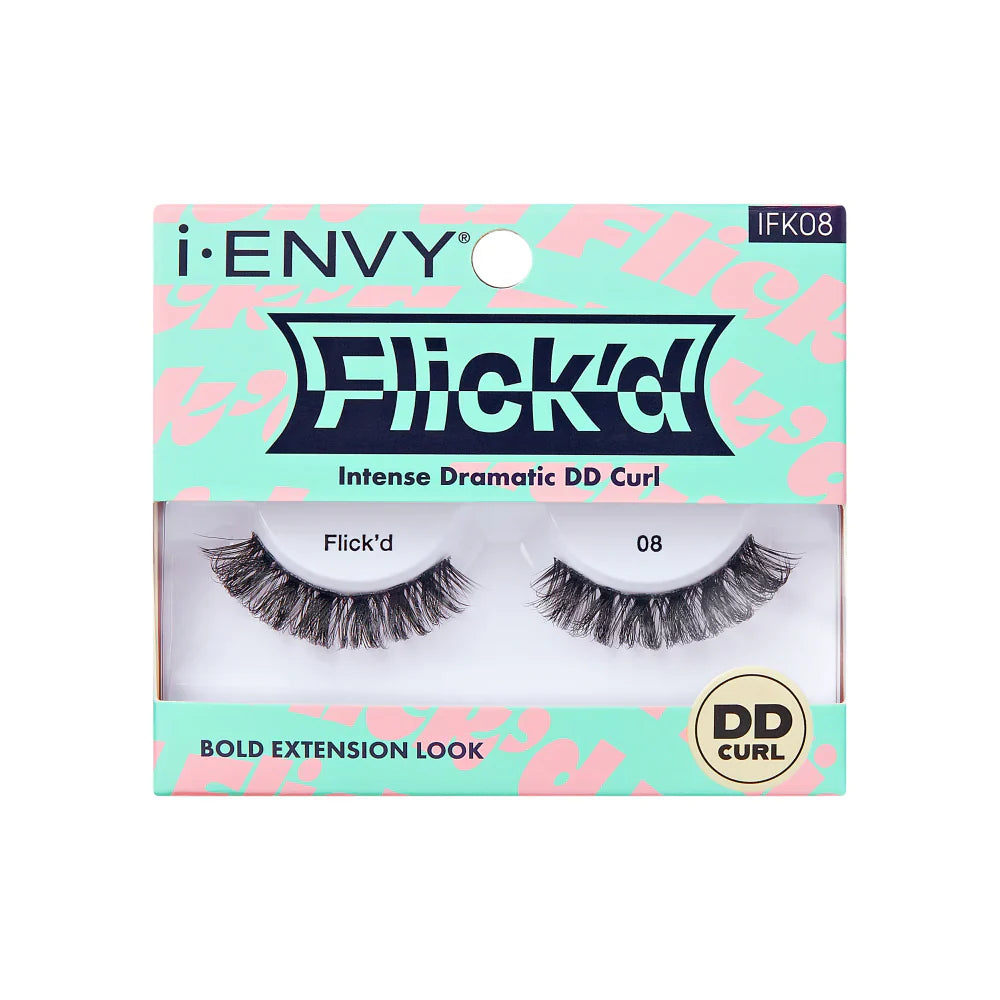 i ENVY Flickd Intense Dramatic DD Curl Lashes IFK08 - Elevate Styles