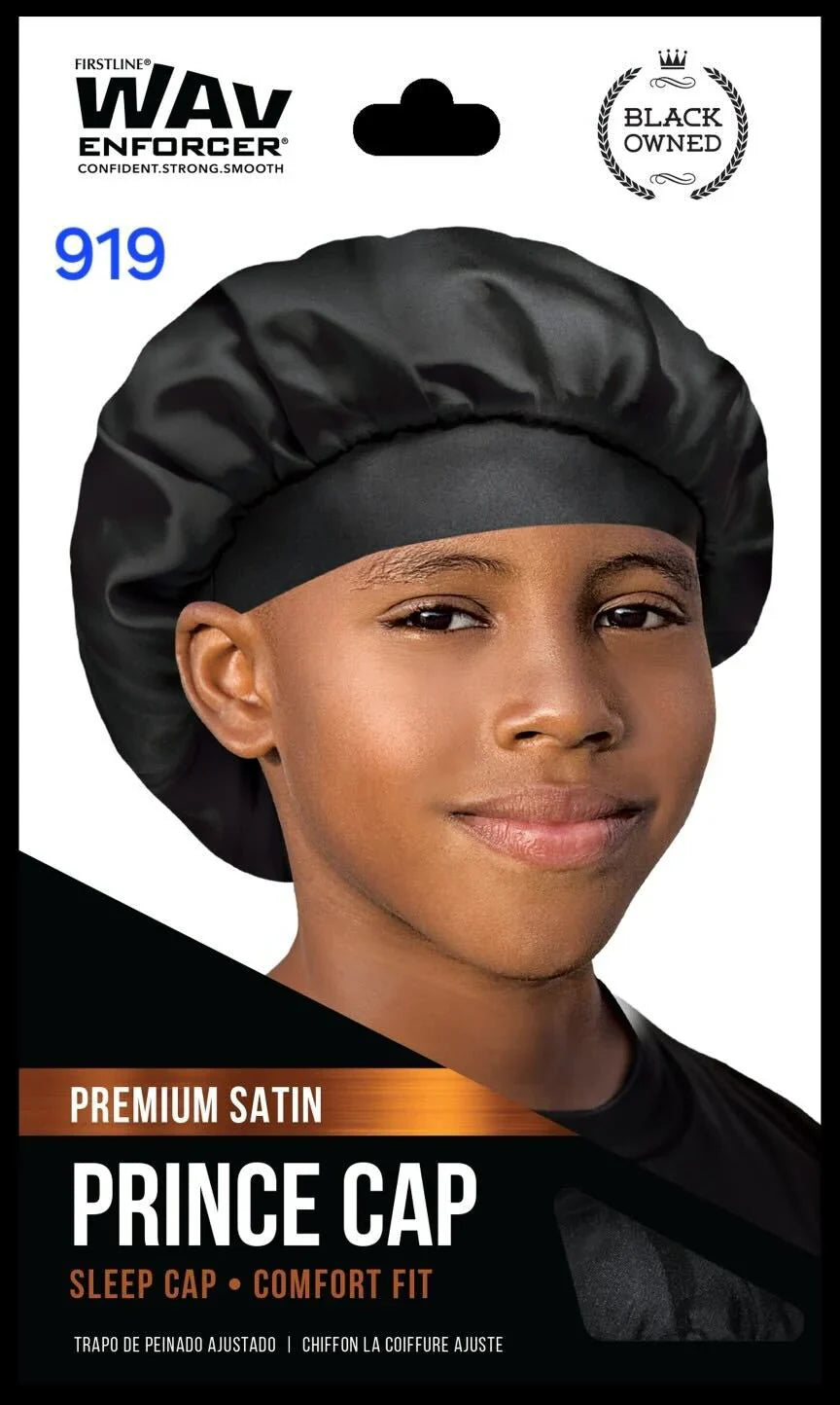 WavEnforcer Satin Prince Cap 919 - Elevate Styles