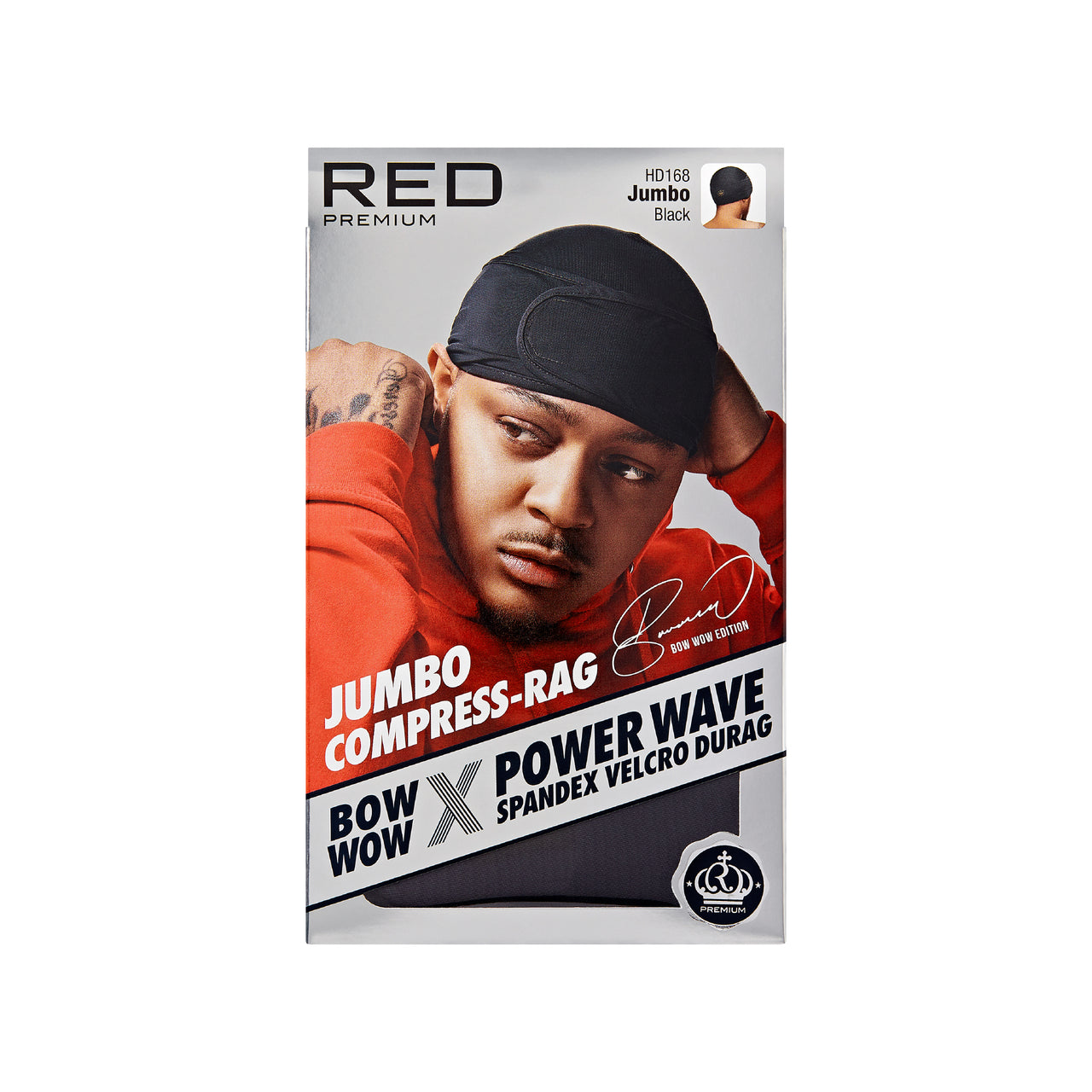 Kiss - Red Compress Rag Spandex Black HD168 Jumbo - Elevate Styles