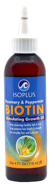 Thumbnail for Isoplus Rosemary and Peppermint Biotin Stimulating Growth Oil 4 oz - Elevate Styles