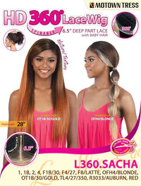 Thumbnail for Motown Tress HD 360 Spinable Lace Part Wig L360.SACHA - ANNS BEAUTY SUPPLY