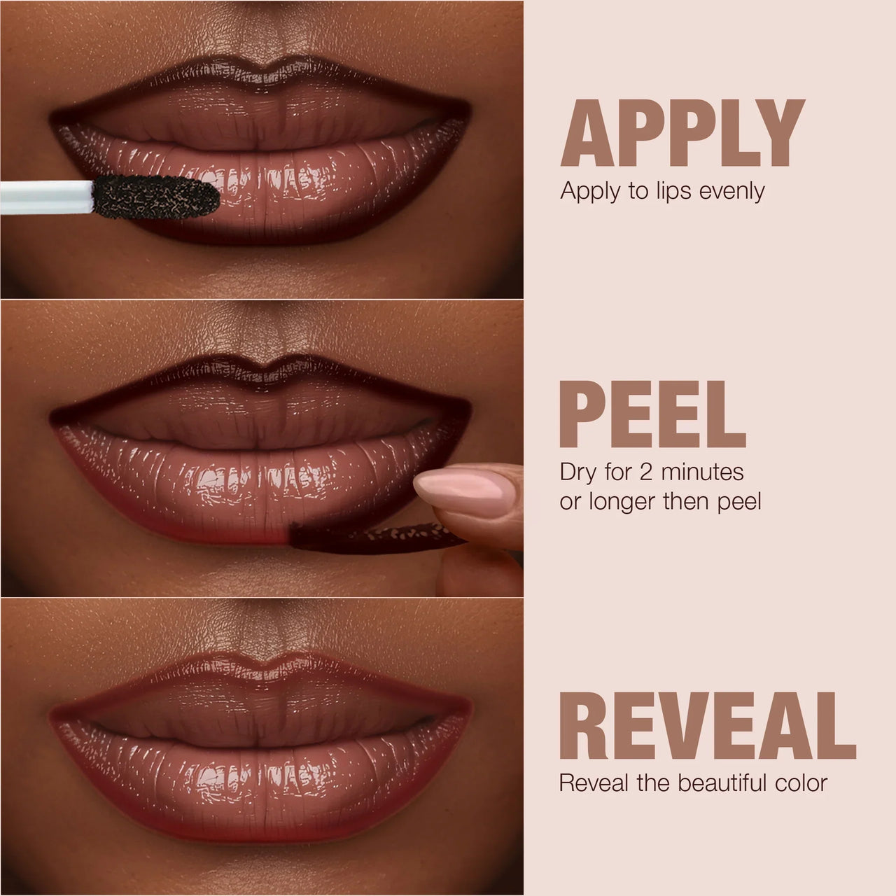 Nicka K Peel Off Lip Tint Long Lasting Kiss Proof Lip Stain LCPO - Elevate Styles