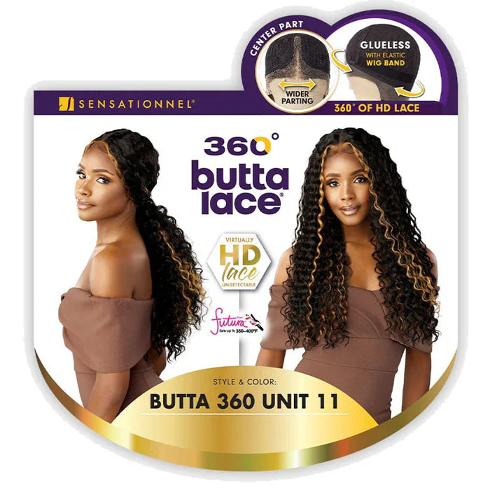 Sensationnel 360 Butta Lace Glueless HD Deep Center Part Wig Butta 360 Unit 11 LDB360011 - Elevate Styles