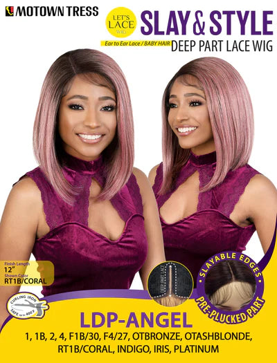 Motown Tress Let's Lace Slay & Style Deep Part Lace Wig LDP Angel - Elevate Styles