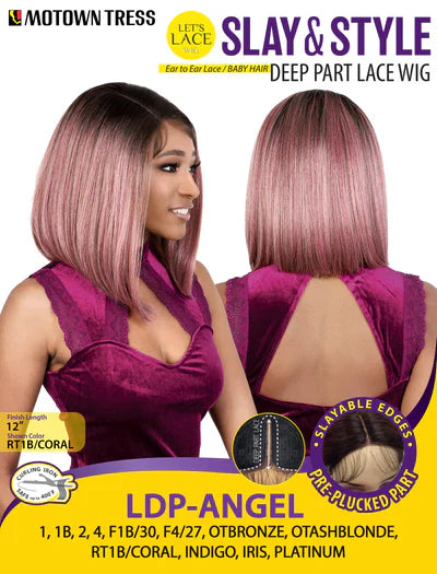 Motown Tress Let's Lace Slay & Style Deep Part Lace Wig LDP Angel - Elevate Styles