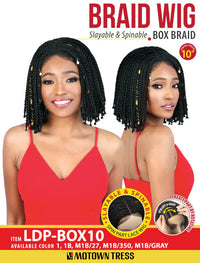 Thumbnail for Motown Tress Box Braid Slayable & Spinable Part Lace Wig LDP BOX10 - Elevate Styles