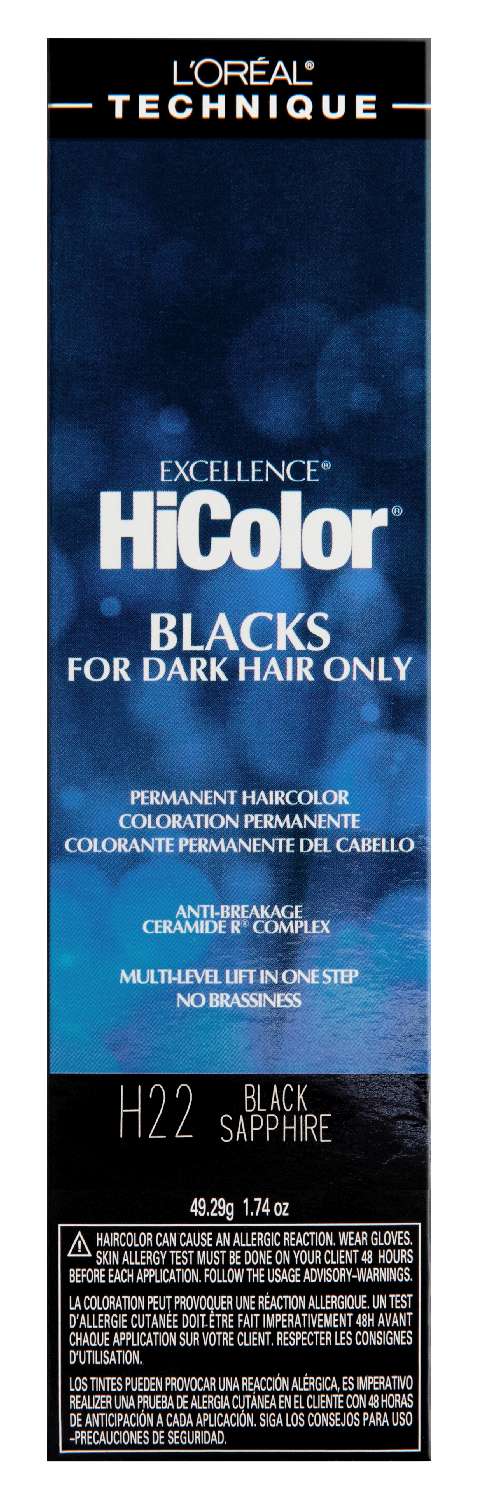 L’Oreal HiColor Excellence H22 Black Sapphire – 1.74 oz - Elevate Styles
