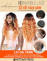 Thumbnail for Motown Tress 13X6 Faux Skin HD Lace Front Wig LS136.TAMI - ANNS BEAUTY SUPPLY