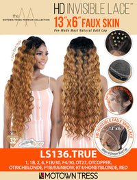 Thumbnail for Motown Tress HD Invisible Lace 13X6 Faux Skin HD Lace Front Wig LS136.TRUE - Elevate Styles