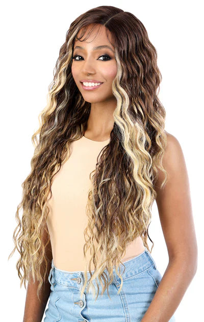 Motown Tress Glueless 13x7 HD Invisible Fake Scalp Lace Front Wig LS137.SAMI - Elevate Styles