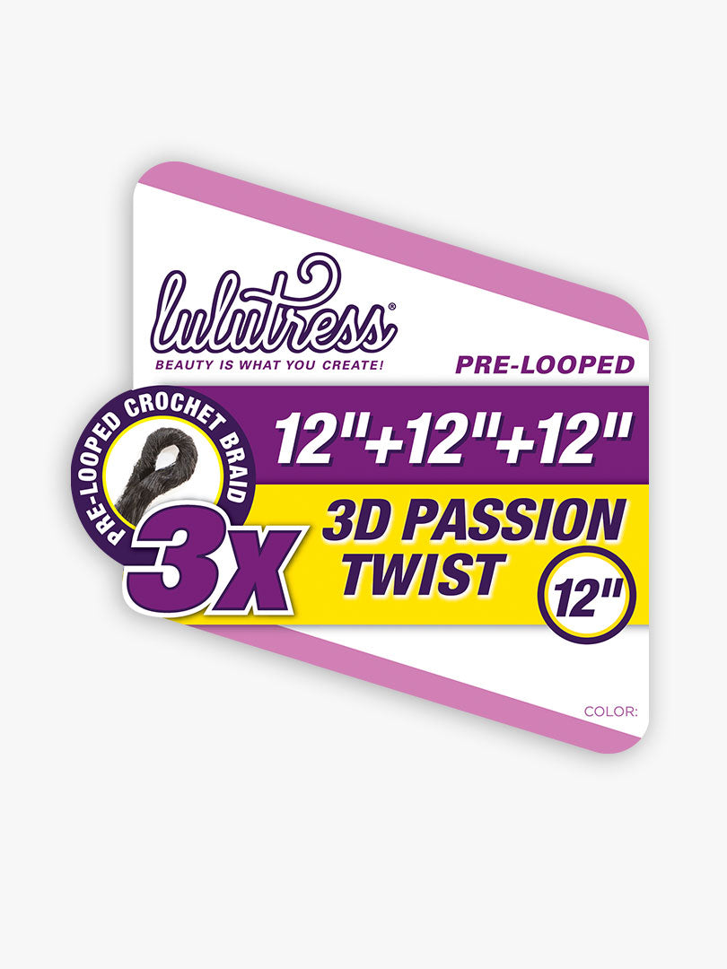 Sensationnel Lulutress 3D Passion Twist 12" - Elevate Styles