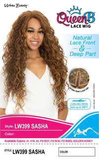 Thumbnail for Queen B Natural Lace Front Wig LW399 SASHA