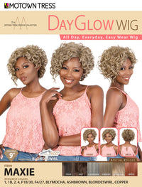 Thumbnail for Motown Tress DayGlow Wig – MAXIE 9” Curly Bob Wig - Elevate Styles