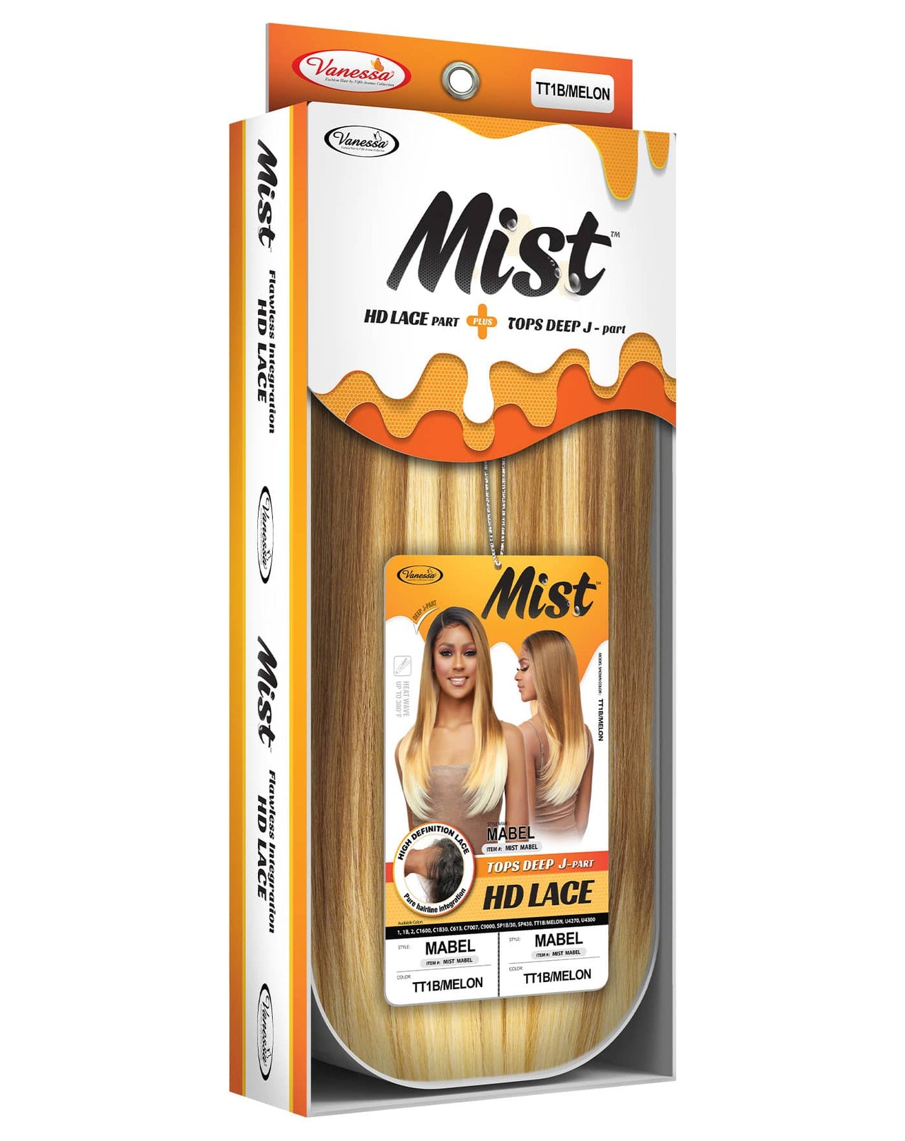Vanessa Mist HD Lace Deep J-Part Wig Mabel - Elevate Styles