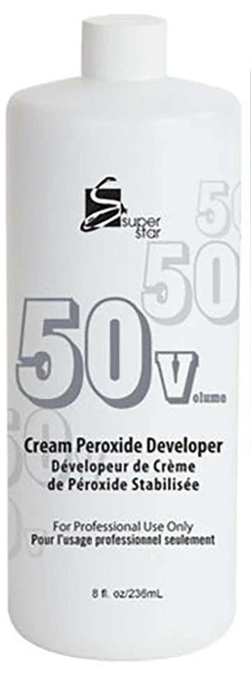 Super Star 50 Volume Cream Peroxide Developer – 8 oz - Elevate Styles