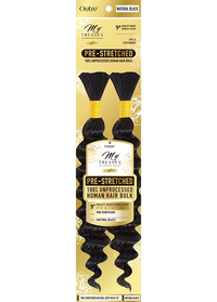 Thumbnail for Outre Mytresses Gold 100% Unprocessed Human Hair Pre-Stretched Human Hair Deep Bulk 18