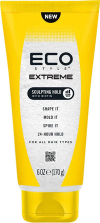 Thumbnail for Eco Style Extreme Sculpting Hold Styling Gel with Biotin (6 oz / 170 g) - Elevate Styles