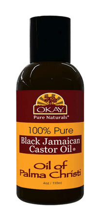 Thumbnail for OKAY 100% Pure Black Jamaican Castor Oil Oil of Palma Christi 4 Oz - Elevate Styles