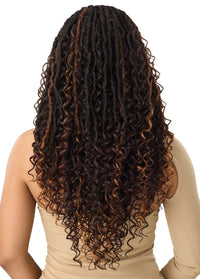 Thumbnail for Outre 100% Hand-Tied Whole Lace Wig – Boho Deep Locs 26