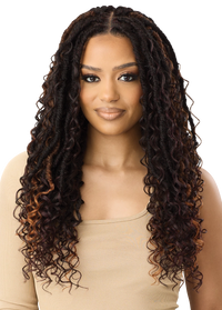 Thumbnail for Outre 100% Hand-Tied Whole Lace Wig – Boho Deep Locs 26