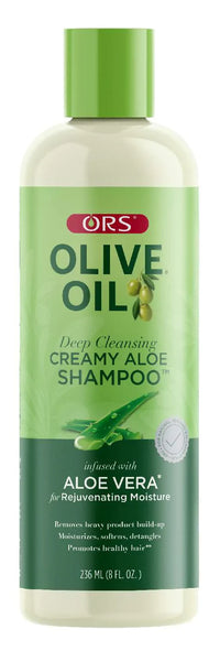 Thumbnail for ORS Olive Oil Deep Cleansing Creamy Aloe Shampoo 8 oz - Elevate Styles