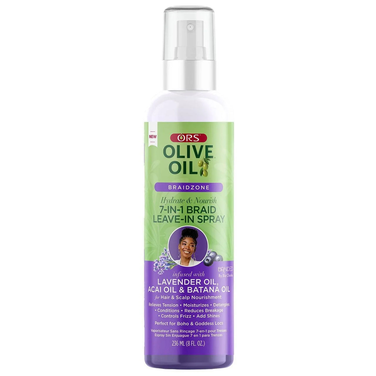 ORS Olive Oil Braidzone 7 in 1 Braid Leave In Spray 8 oz - Elevate Styles