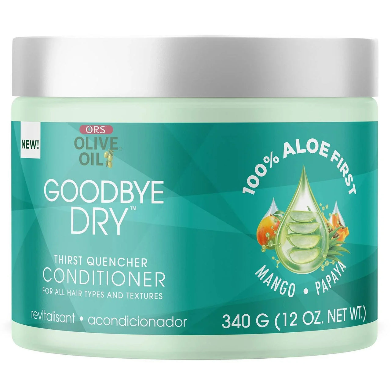 ORS Olive Oil Goodbye Dry Thirst Quencher Conditioner Aloe Mango Papaya 12 oz - Elevate Styles