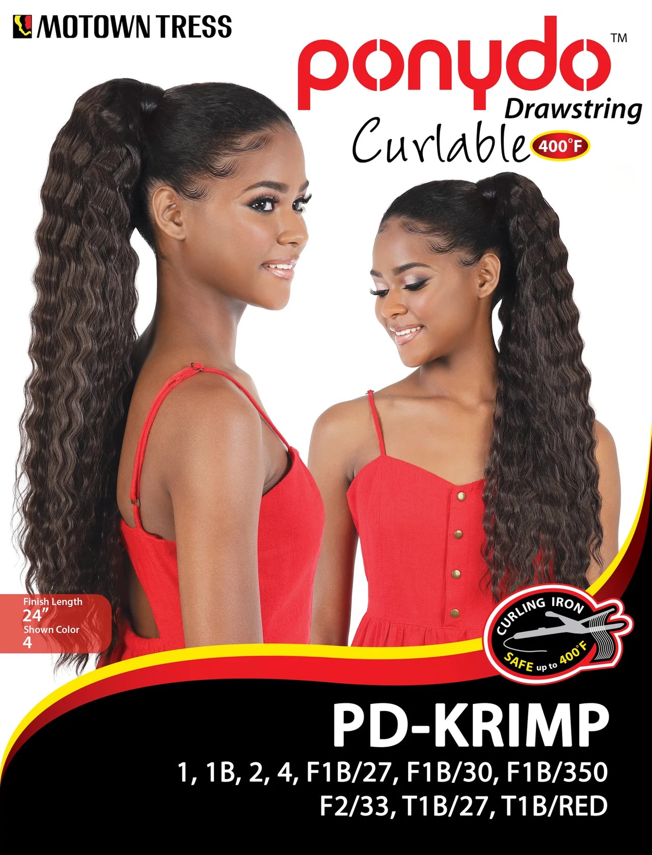 Motown Tress Ponytail Crimp Curl 26" - PD-KRIMP - Elevate Styles