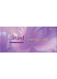 Thumbnail for Outre Airtied Human Hair Blend 360 FlexiLace Wig HHB Silk Press 24