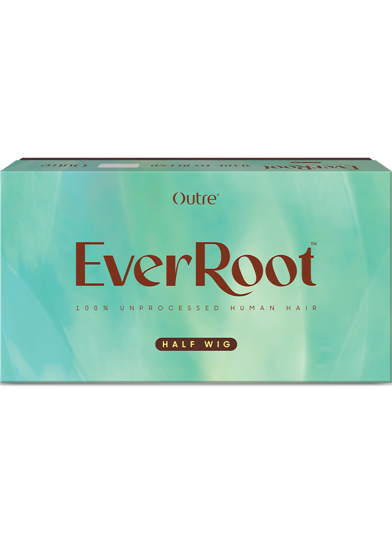 Outre EverRoot 100% Unprocessed Human Hair Half Wig – HH-Spanish Waves 10" QSHERSW10