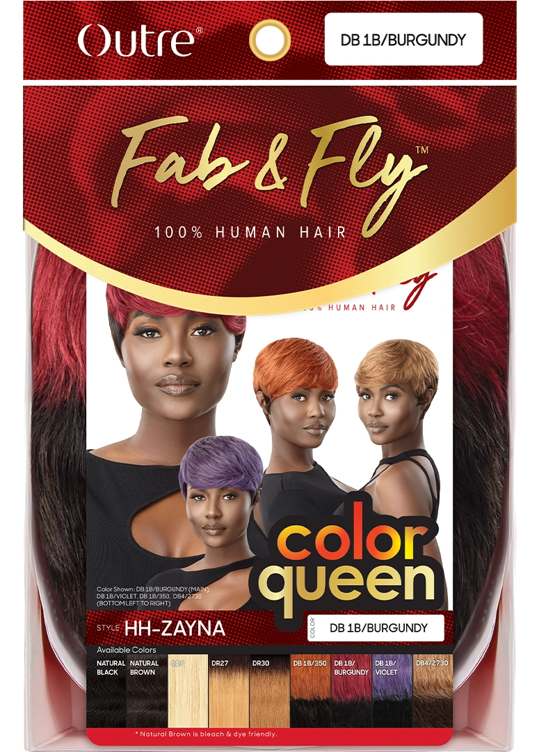 Outre Fab&Fly™ Human Hair Full Cap Wig Color Queen Zayna QHFCQZAY - Elevate Styles