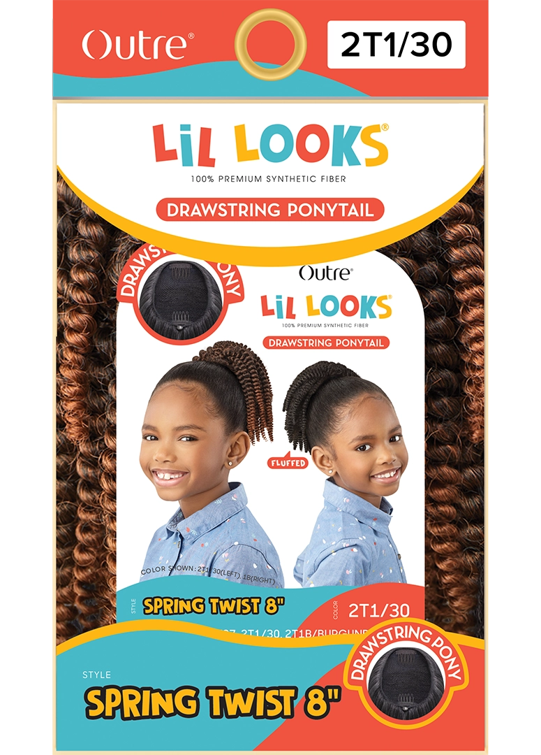Outre Lil Looks Drawstring Pony Spring Twist 8 - Elevate Styles