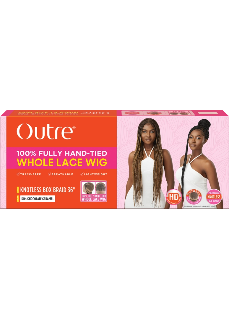 Outre Whole Lace HD Braided Lace Front Wig Knotless Box Braids 36 - Elevate Styles