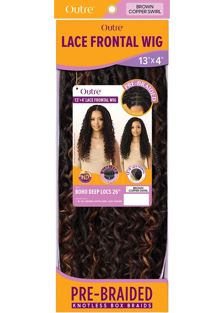 Outre 100% Hand-Tied Whole Lace Wig – Boho Deep Locs 26" - Elevate Styles