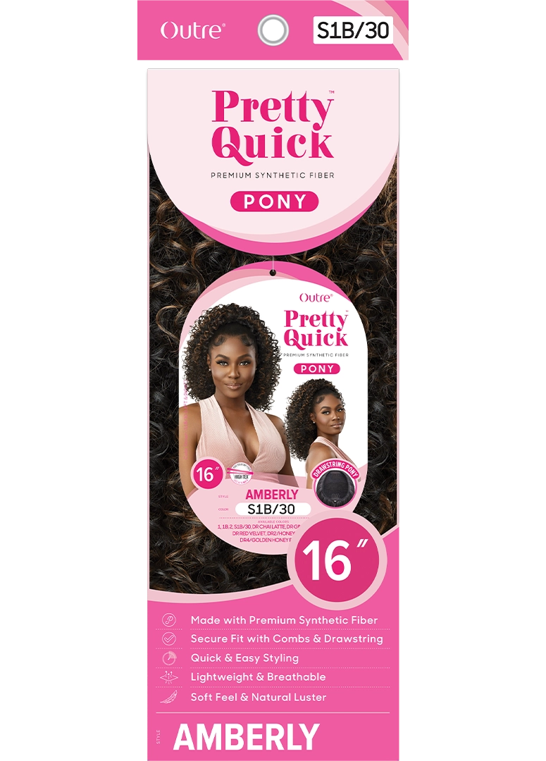 Outre Pretty Quick Pony Amberly - Elevate Styles
