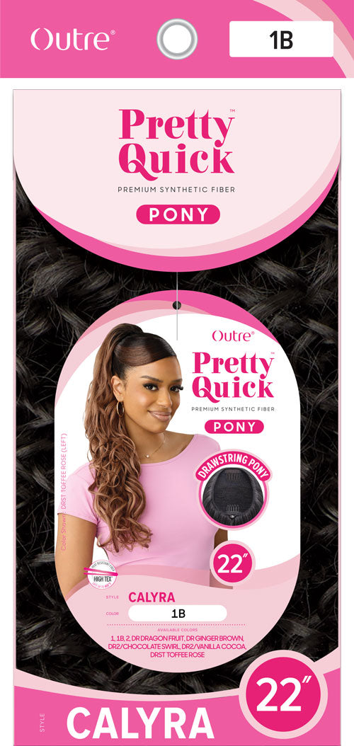 Outre Premium Synthetic Pretty Quick Ponytail Calyra PQDPCAY - Elevate Styles