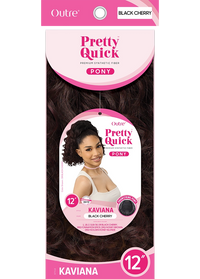 Thumbnail for Outre Premium Synthetic Pretty Quick Ponytail Kaviana PQDPKAV - Elevate Styles
