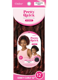 Thumbnail for Outre Pretty Quick™ Pony Kinky Curly 12 PQDPKC12 - Elevate Styles