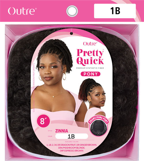 Outre Premium Synthetic Pretty Quick Ponytail Zinnia PQDPZIN - Elevate Styles