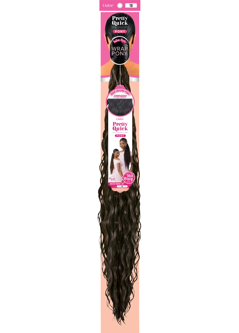 Outre Pretty Quick Wrap Pony Water Wave 28" PQPWW28 - Elevate Styles