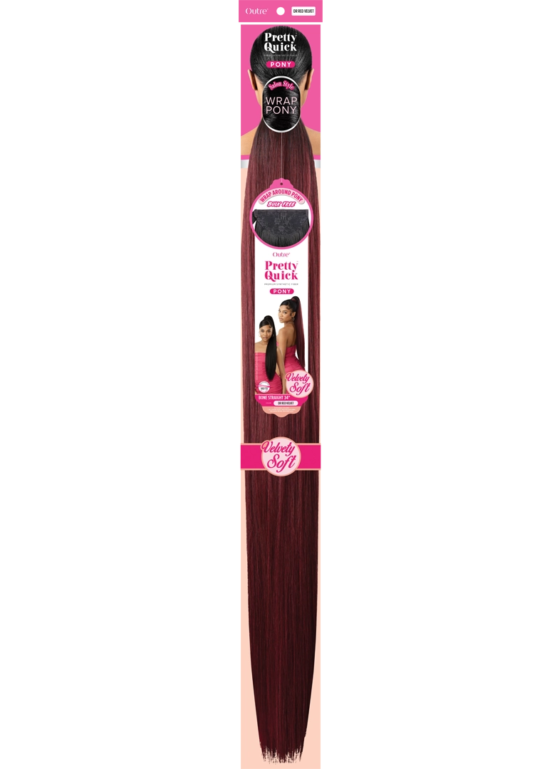 Outre Pretty Quick™ Pony Bone Straight 34" PQPBS34 - Elevate Styles