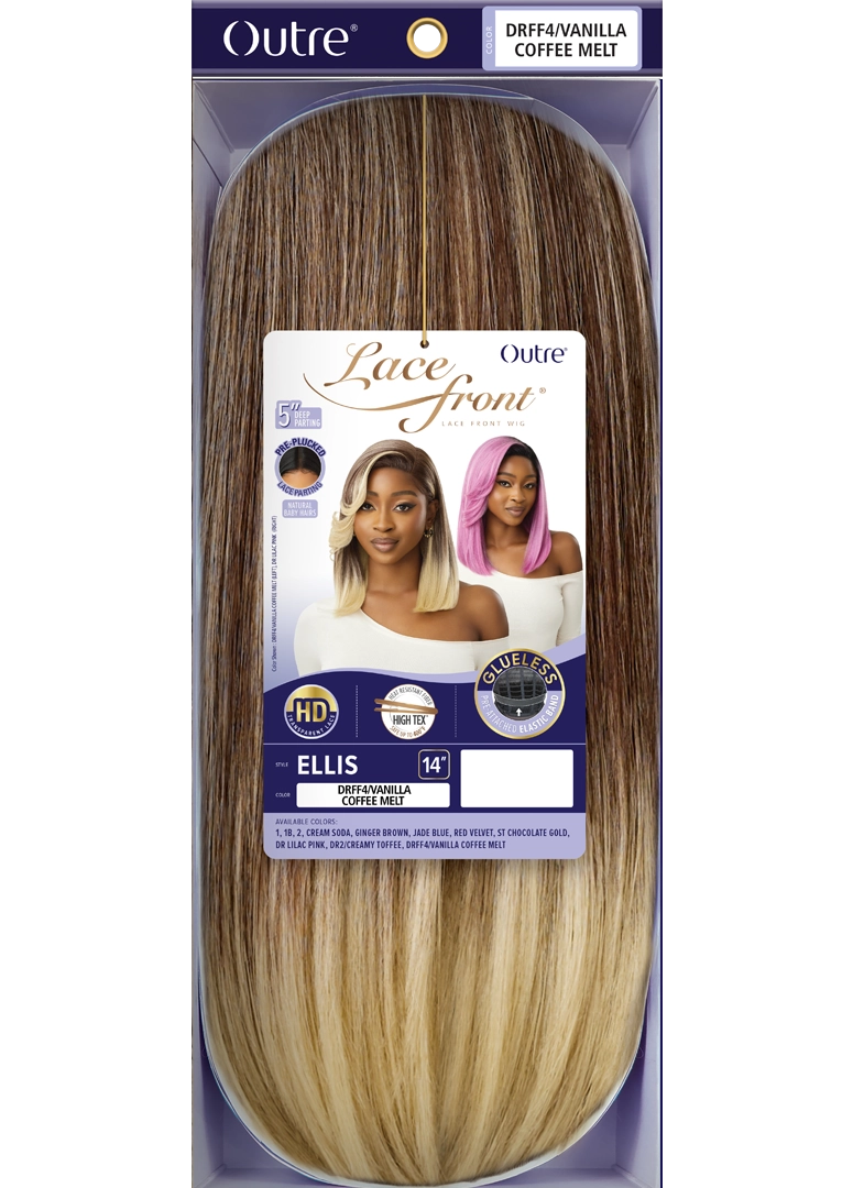 Outre Synthetic Glueless HD Transparent Lace Front Wig Ellis QLELL - Elevate Styles