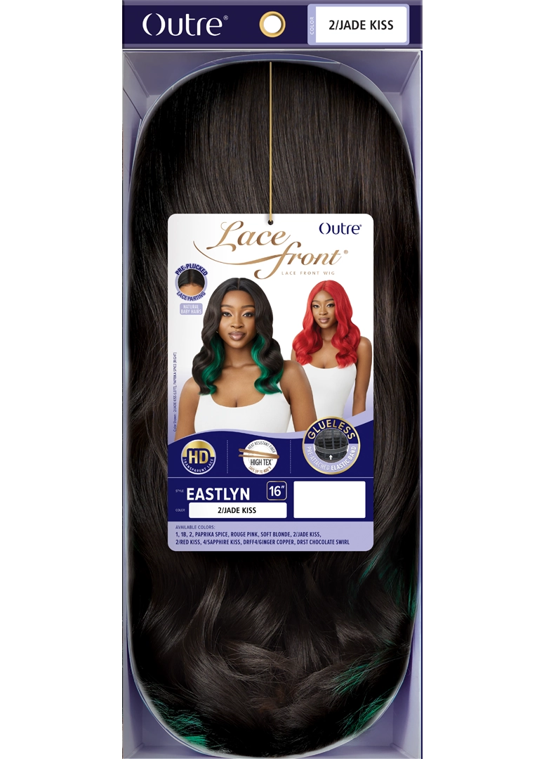 Outre Synthetic Glueless HD Transparent Lace Front Wig Eastlyn QLEAS - Elevate Styles