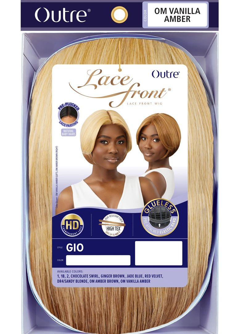 Outre Synthetic Glueless HD Transparent Lace Front Wig Gio QLGIO - Elevate Styles