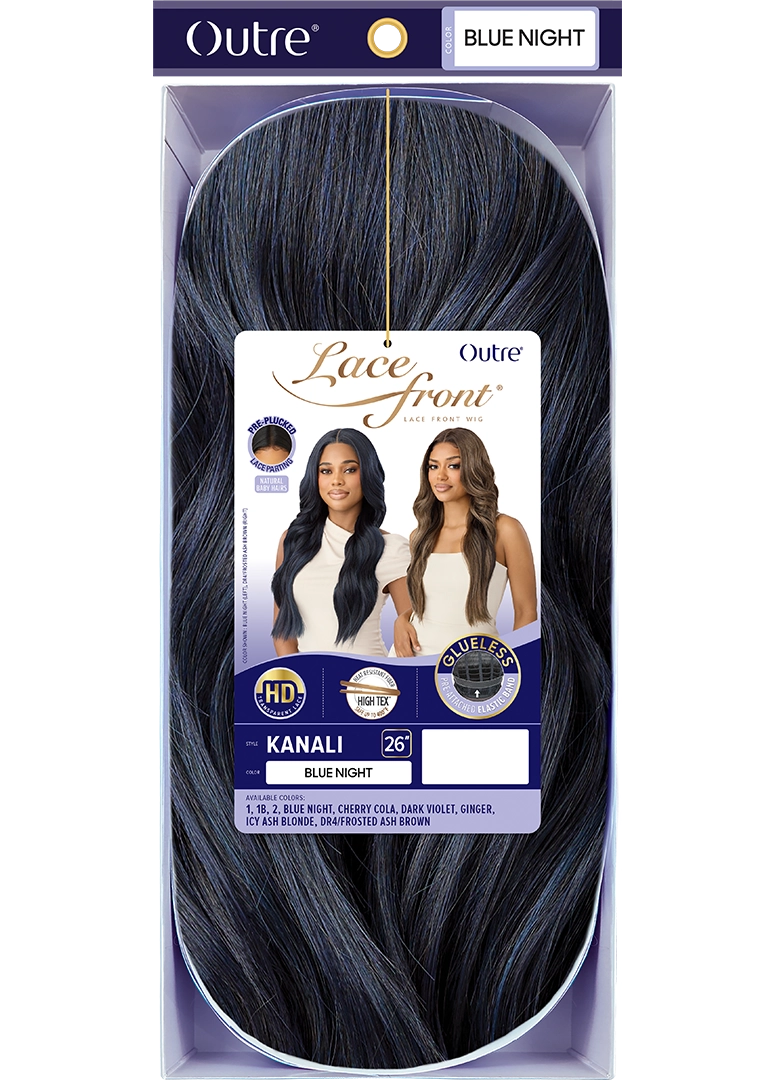 Outre Synthetic Glueless HD Transparent Lace Front Wig Kanali QLKAN - Elevate Styles