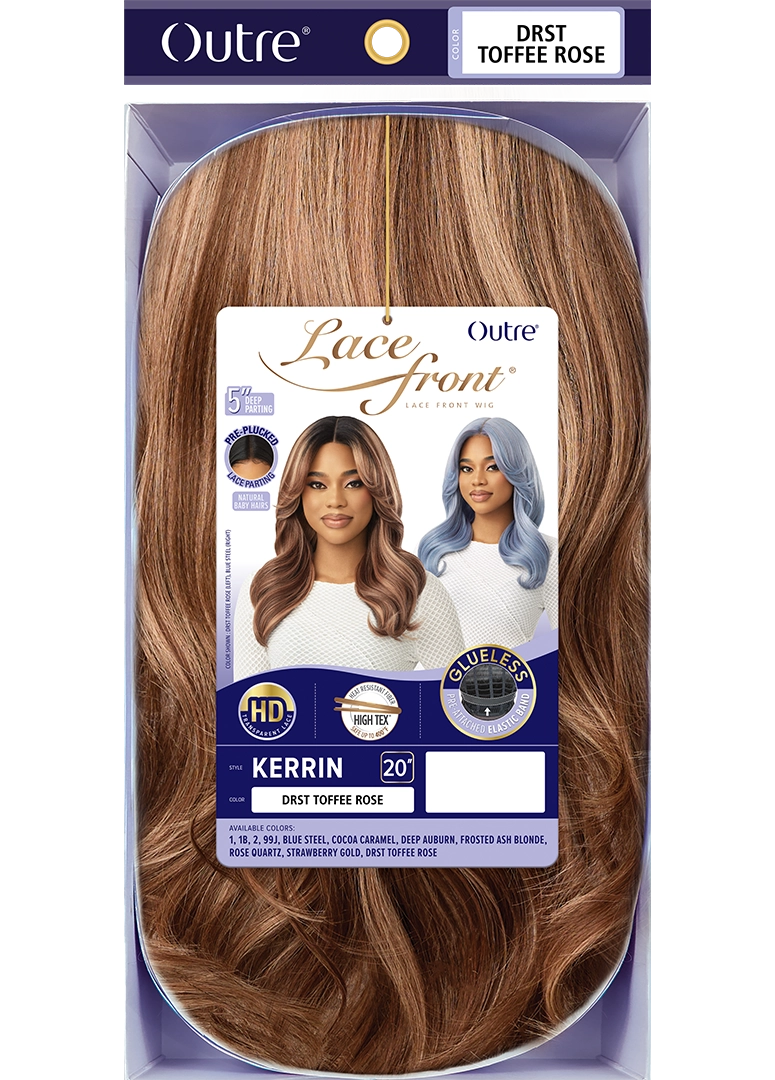 Outre Synthetic Glueless HD Transparent Lace Front Wig Kerrin QLKRN - Elevate Styles