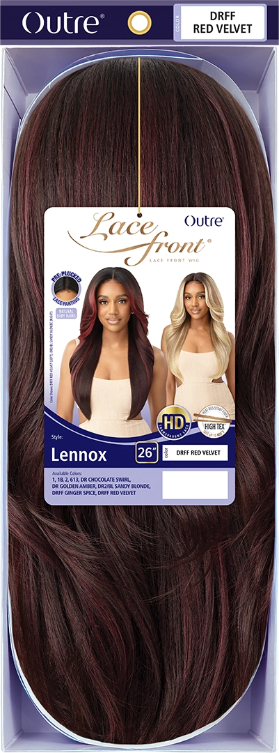 Outre Synthetic Glueless HD Transparent Lace Front Wig Lennox - Elevate Styles