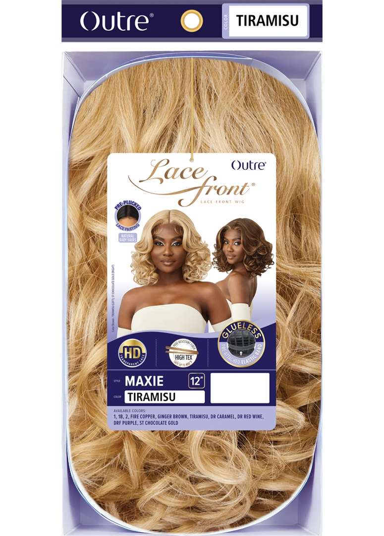 Outre Synthetic Glueless HD Transparent Lace Front Wig Maxie - Elevate Styles